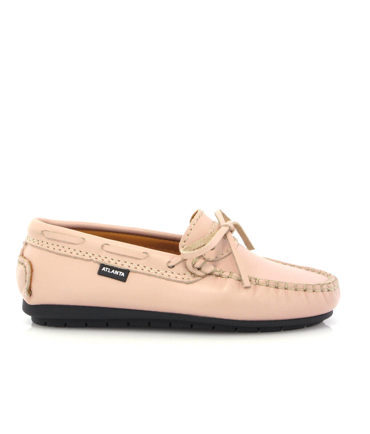 ATLANTA MOCASSIN PINK TIE LOAFER