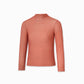 PUVU PIOR RED GEOMETRIC MODAL MOCKNECK
