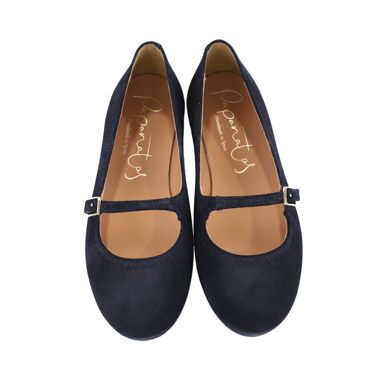 PAPANATAS NAVY SUEDE BUCKLE SHOE [FINAL SALE]