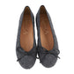 PAPANATAS CHARCOAL GREY QUILTED BALLET FLAT [FINAL SALE]