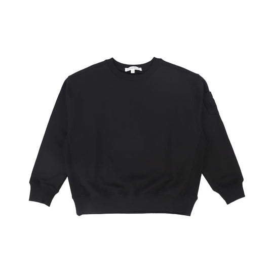 LITTLE PARNI BLACK POCKET SWEATSHIRT