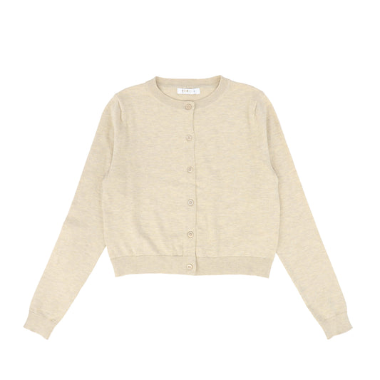 COCO BLANC TAN KNIT CARDIGAN