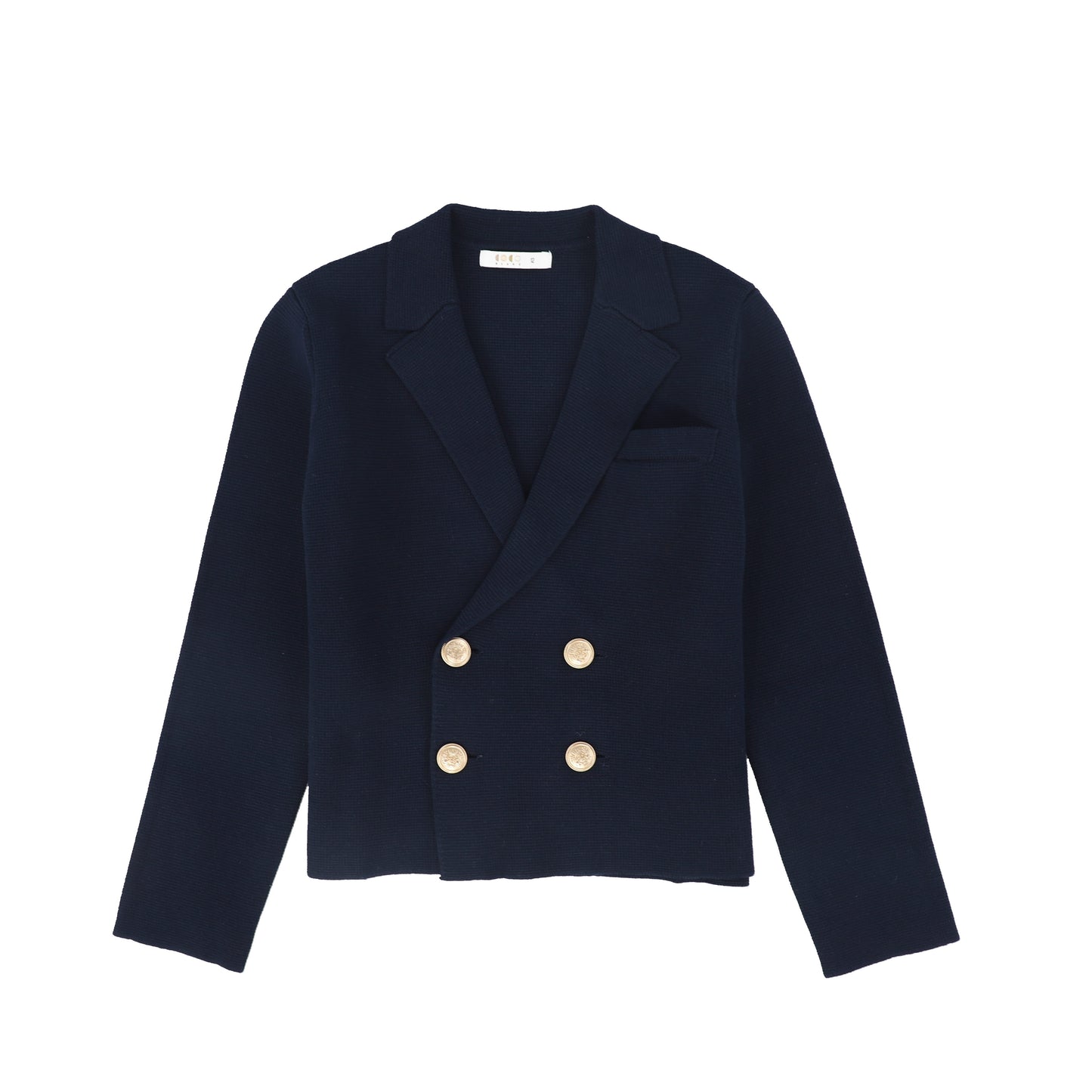 COCO BLANC NAVY DOUBLE BREASTED BLAZER