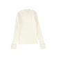 PATACHOU CREAM RIBBED KNIT SWEATER [FINAL SALE]