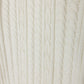 HARPER JAMES IVORY BRAIDED KNIT SWEATER