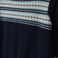 PAPILLON NAVY FAIR ISLE COLLAR SWEATER
