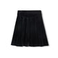 PAPILLON BLACK VELOUR V WAIST PLEAT SKIRT