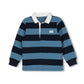 DUKE AND PORT BLUE WIDE STRIPE POLO