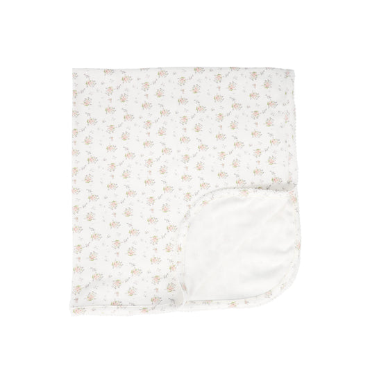 BEBE JOLEE PINK FLORAL PRINTED BLANKET