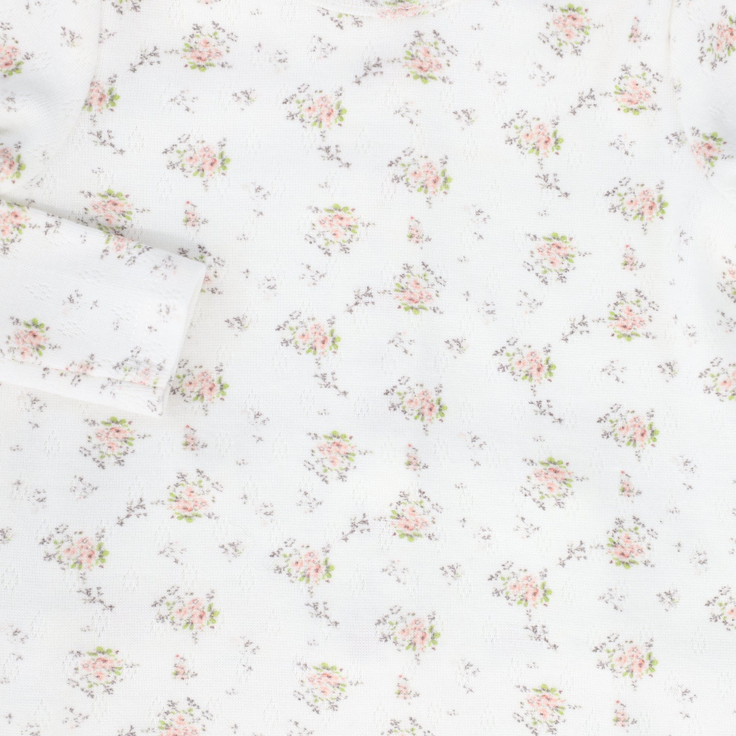 BEBE JOLEE PINK FLORAL PRINTED FOOTIE
