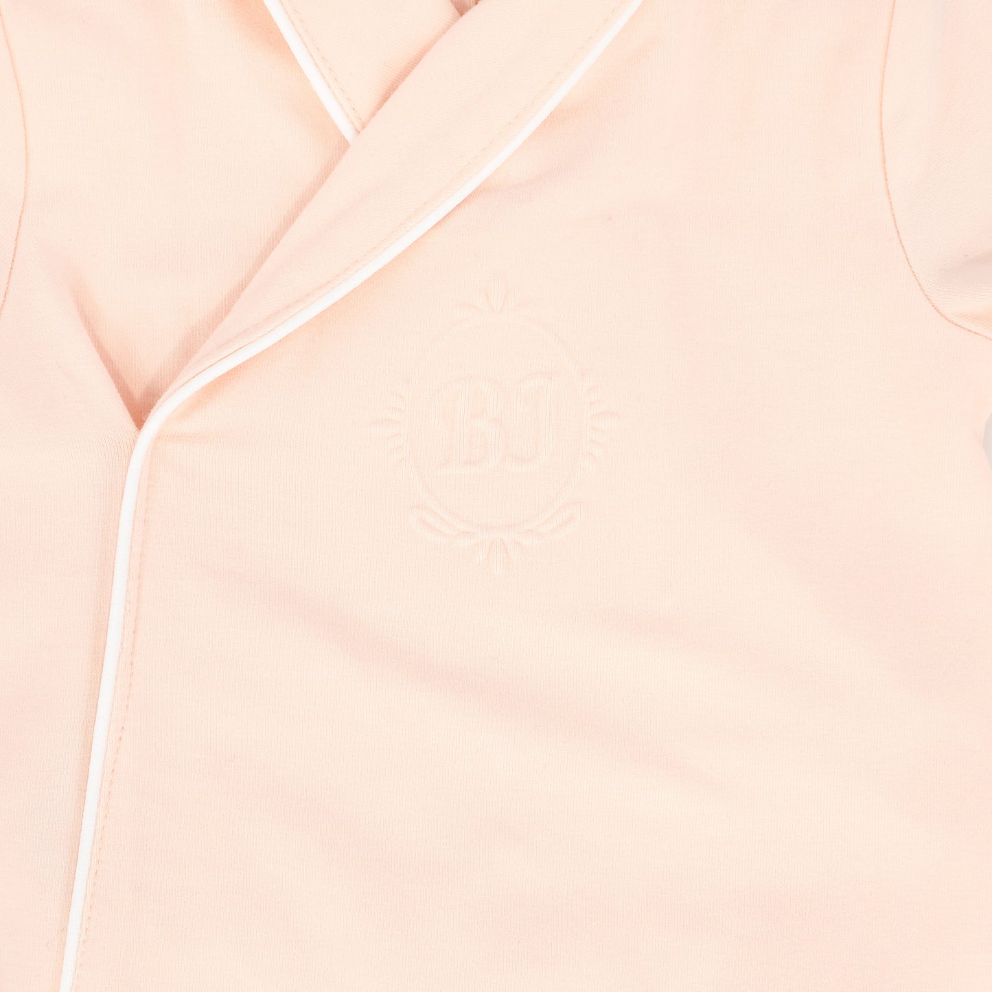 BEBE JOLEE PINK PIPED WRAP FOOTIE