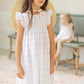 TARTINE ET CHOCOLAT LIGHT PINK PLAID SMOCKED DRESS [FINAL SALE]