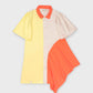 BONNIE AND THE GANG YELLOW ORANGE COLLAR DRESS [FINAL SALE]