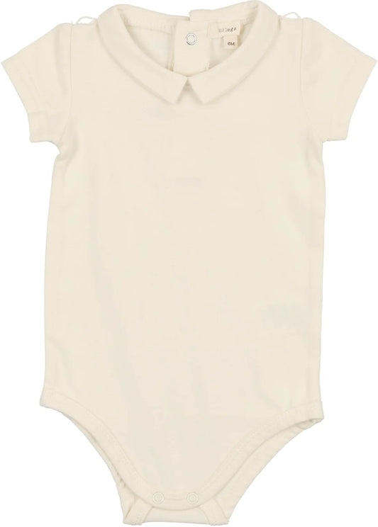 LIL LEGS CREAM COLLAR ONESIE [FINAL SALE]