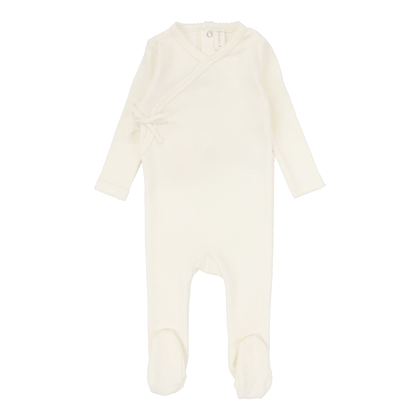 LILETTE IVORY PINPOINT WRAPOVER FOOTIE