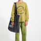 PIUPIUCHICK OLIVE GREEN TIGER PATCH SWEATSHIRT