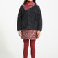 PIUPIUCHICK BLACK TEXTURED POCKET JACKET