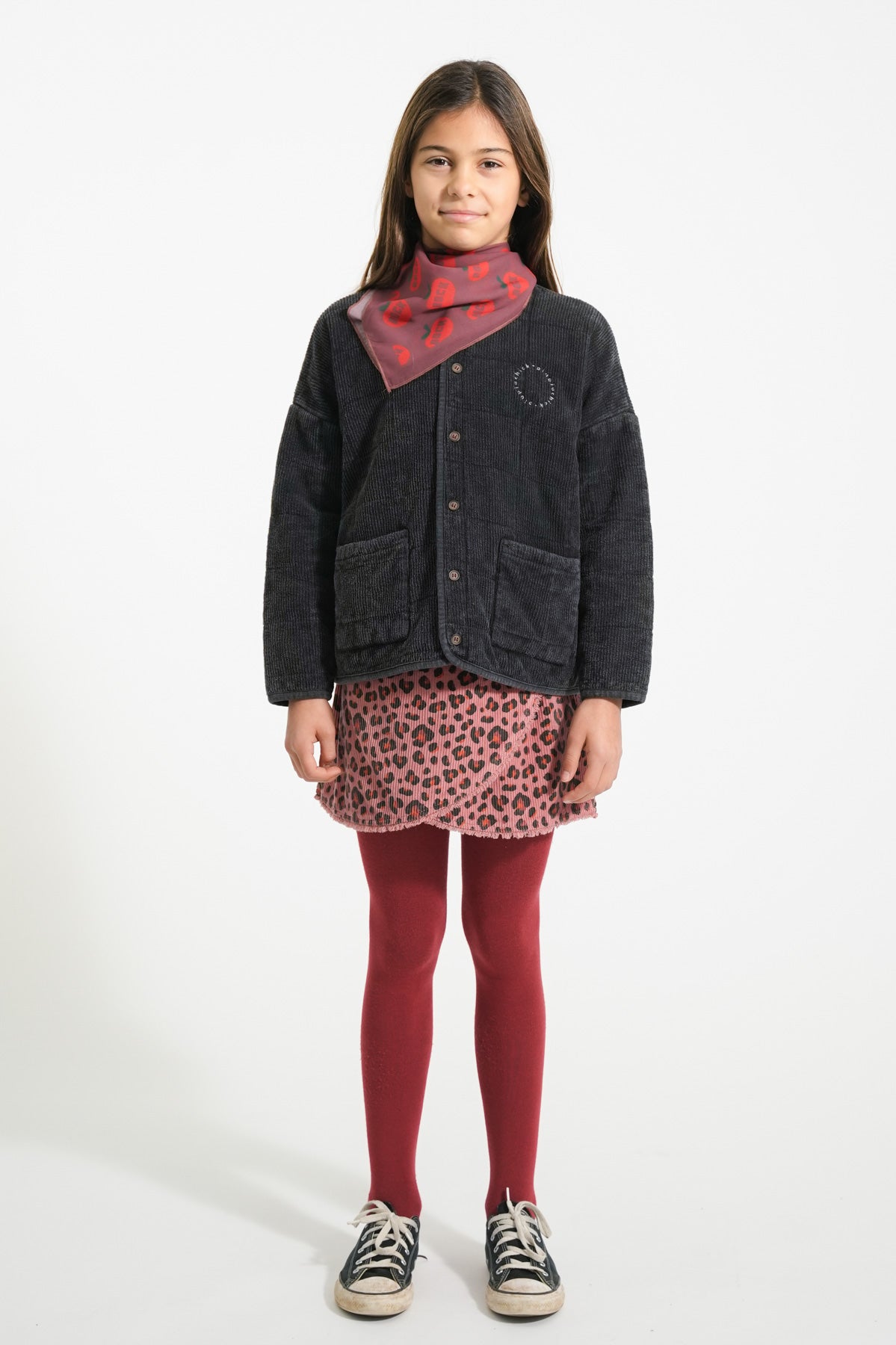 PIUPIUCHICK BLACK TEXTURED POCKET JACKET