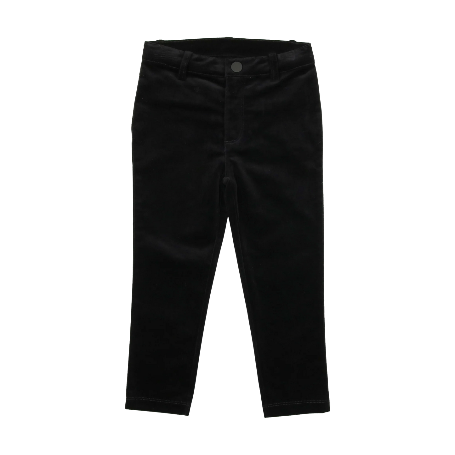 LIL LEGS BLACK VELVET PANTS