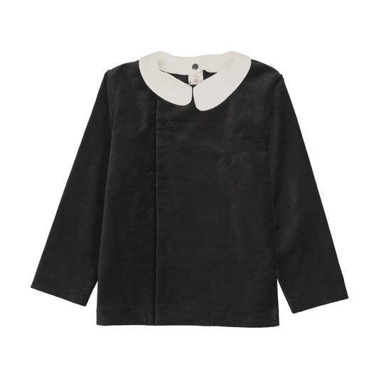 ANALOGIE BLACK VELVET BLAZER