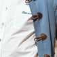 COCO BLANC WHITE LOGO BUTTON DOWN SHIRT