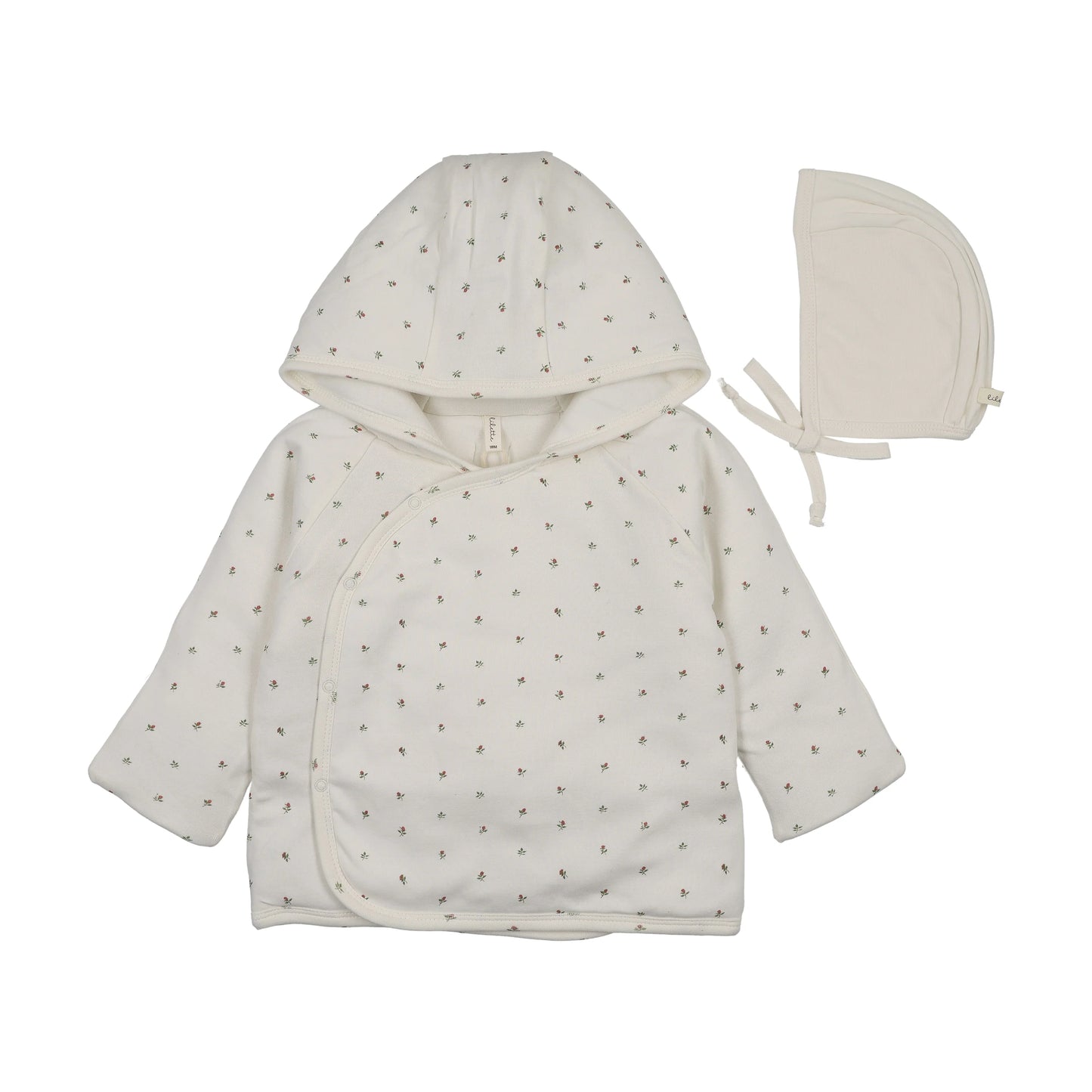 LILETTE CREAM/PINK PADDED BITSY FLORAL JACKET