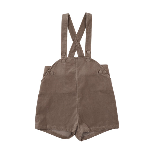 ANALOGIE OATMEAL VELVET OVERALLS