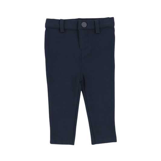 ANALOGIE DARK NAVY PONTE PANTS