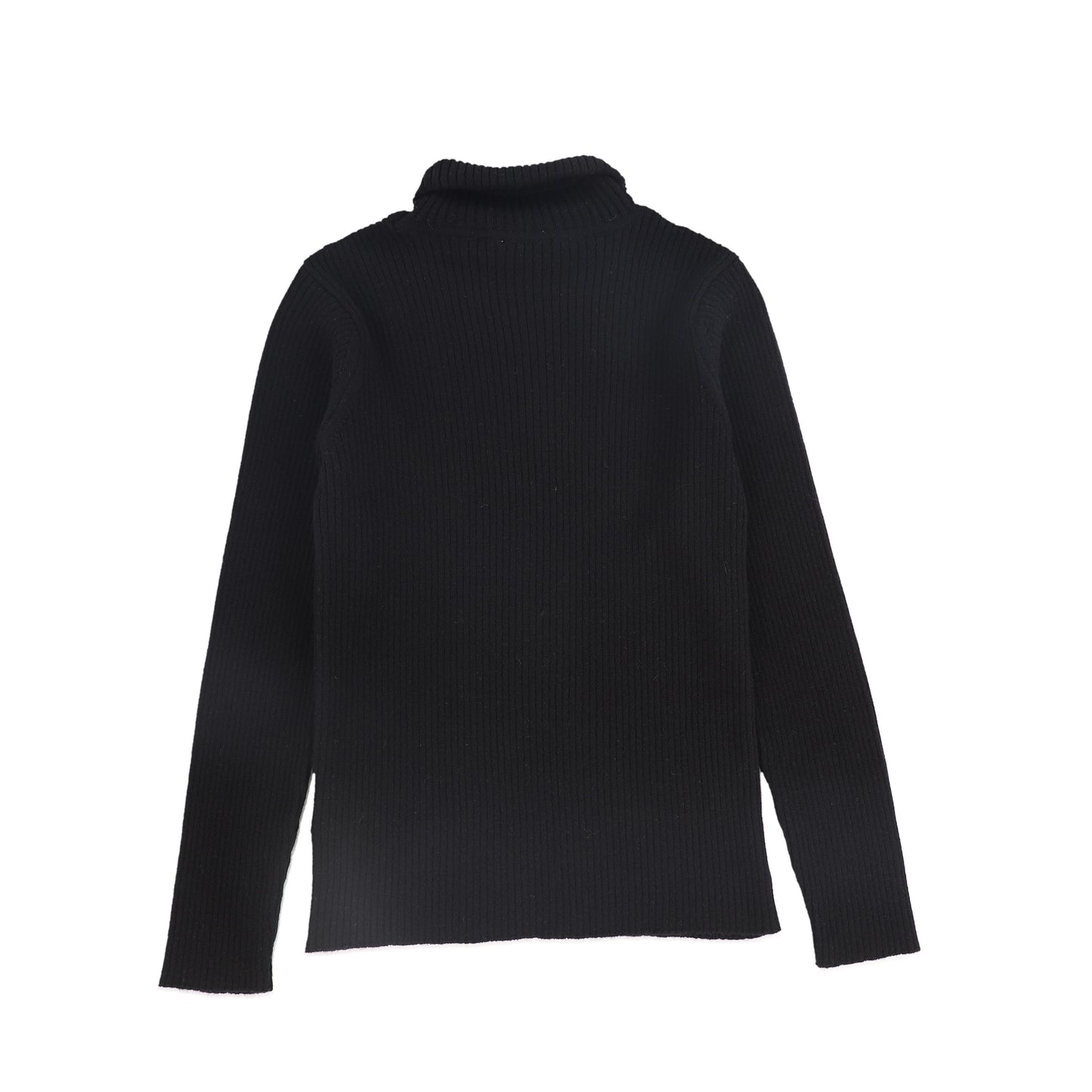 PUCCI BLACK CHUNKY KNIT LOGO SWEATER