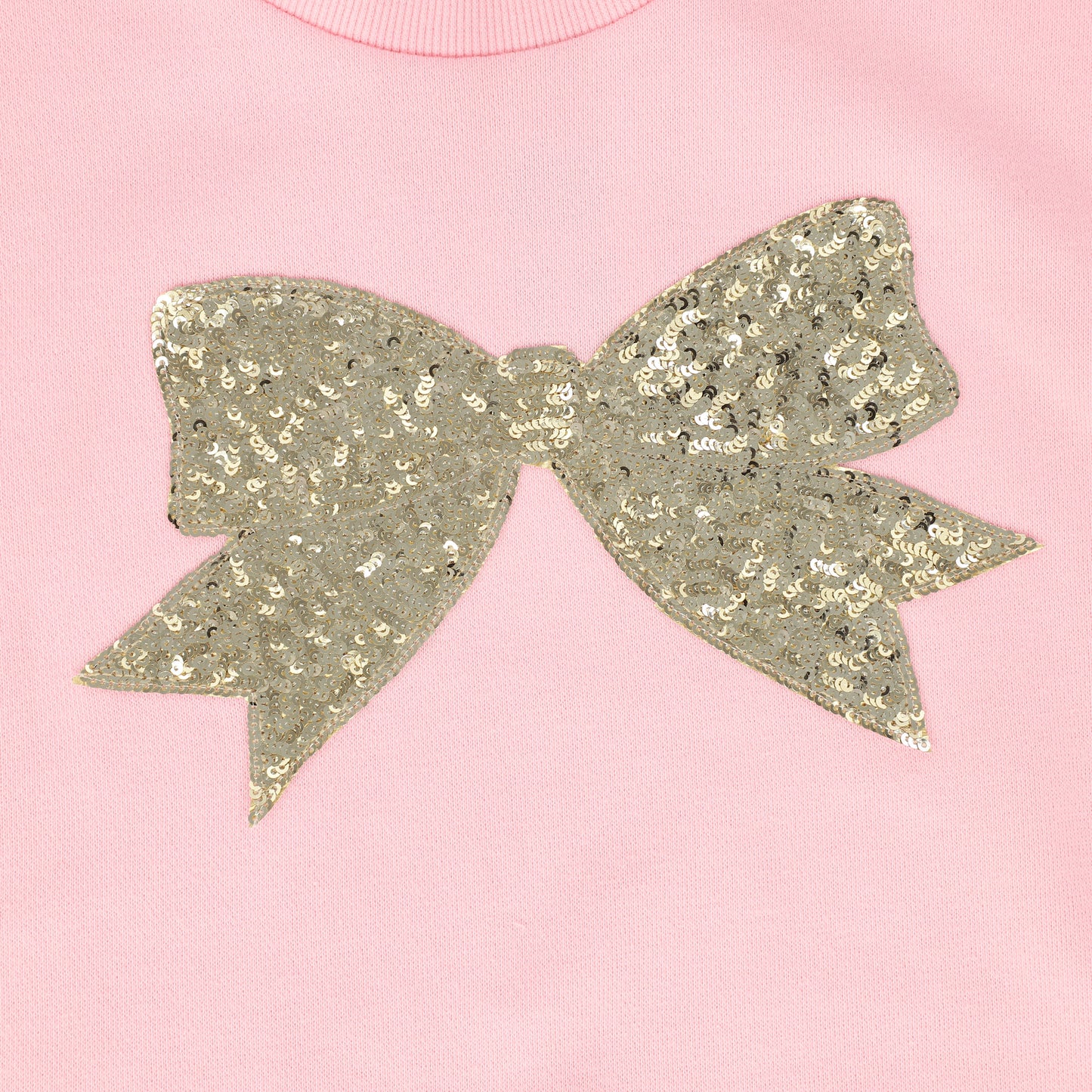 PH PLAY PINK SEQUINS BOW SWEATSHIRT [FINAL SALE]