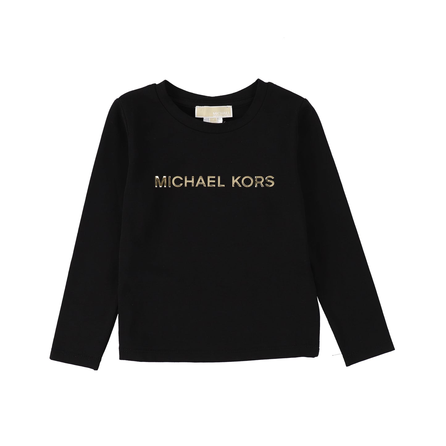 MICHAEL KORS BLACK LONG SLEEVE TSHIRT