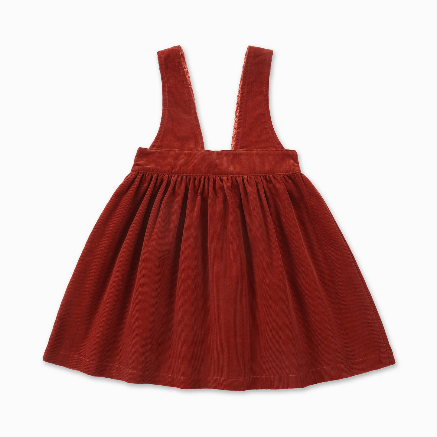 PUVU PIOR RED CORDUROY GEOMETRIC JUMPER