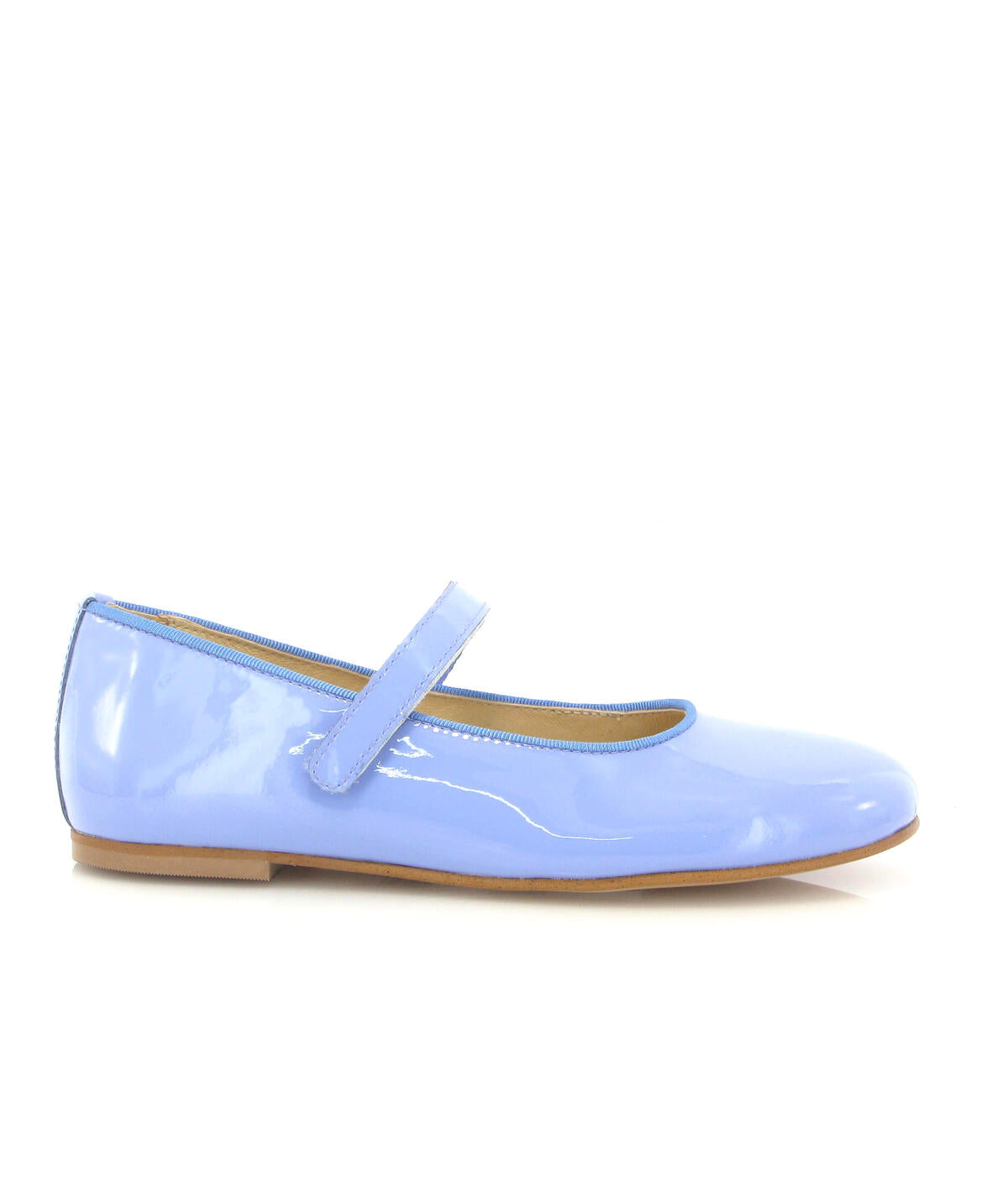 ATLANTA MOCASSIN LAVENDER PATENT LEATHER STRAP SHOE