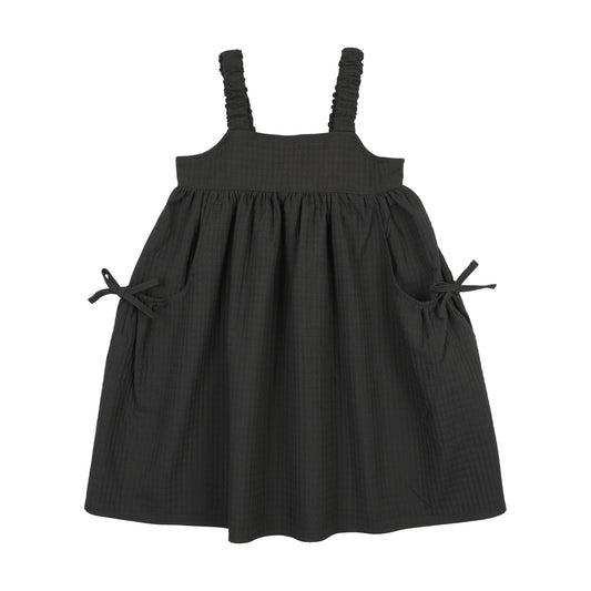 LIL LEGS BLACK JACQUARD JUMPER