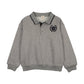 ANALOGIE GREY HEATHER FAN CLUB POLO SWEATSHIRT