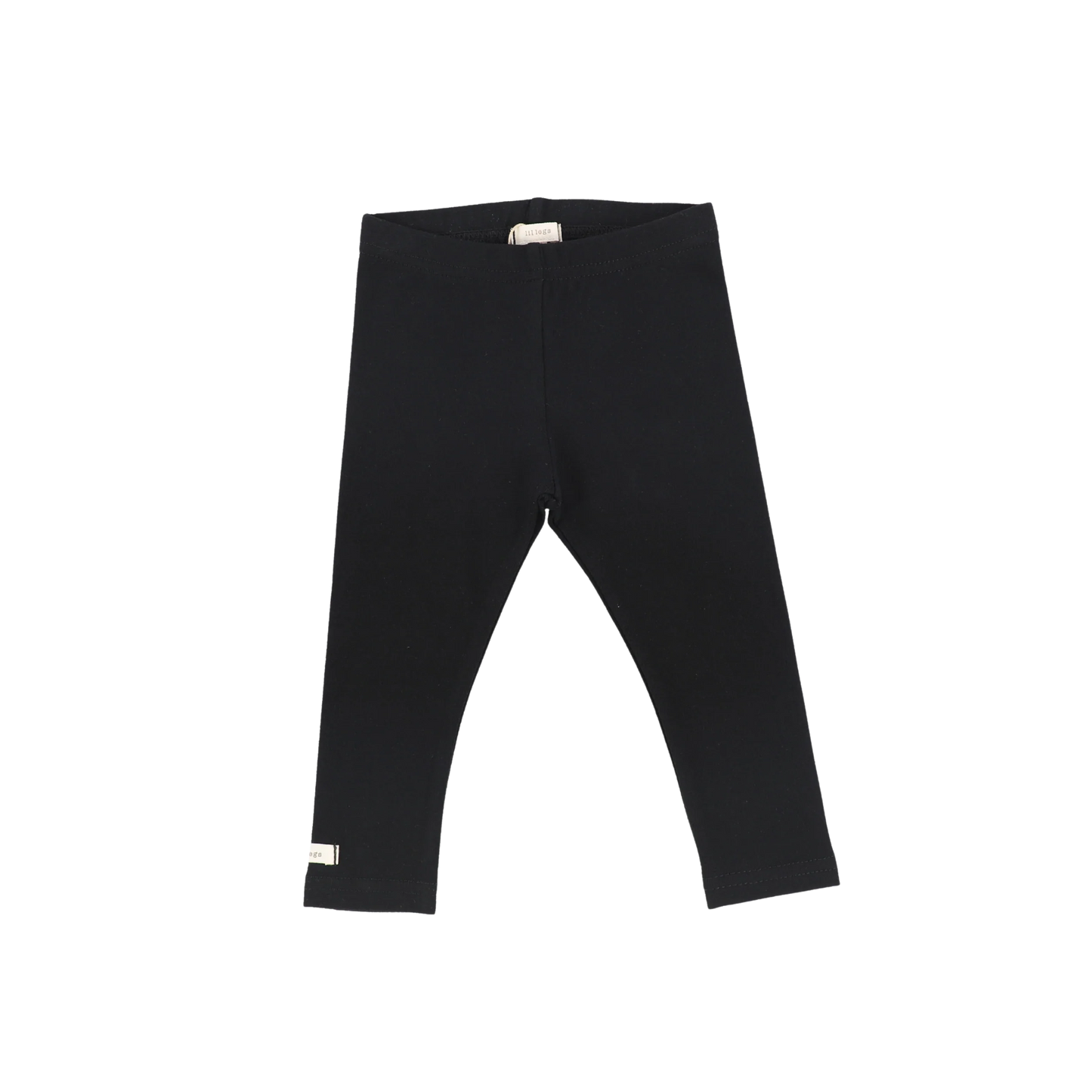 LIL LEGS BLACK BASIC LEGGINGS
