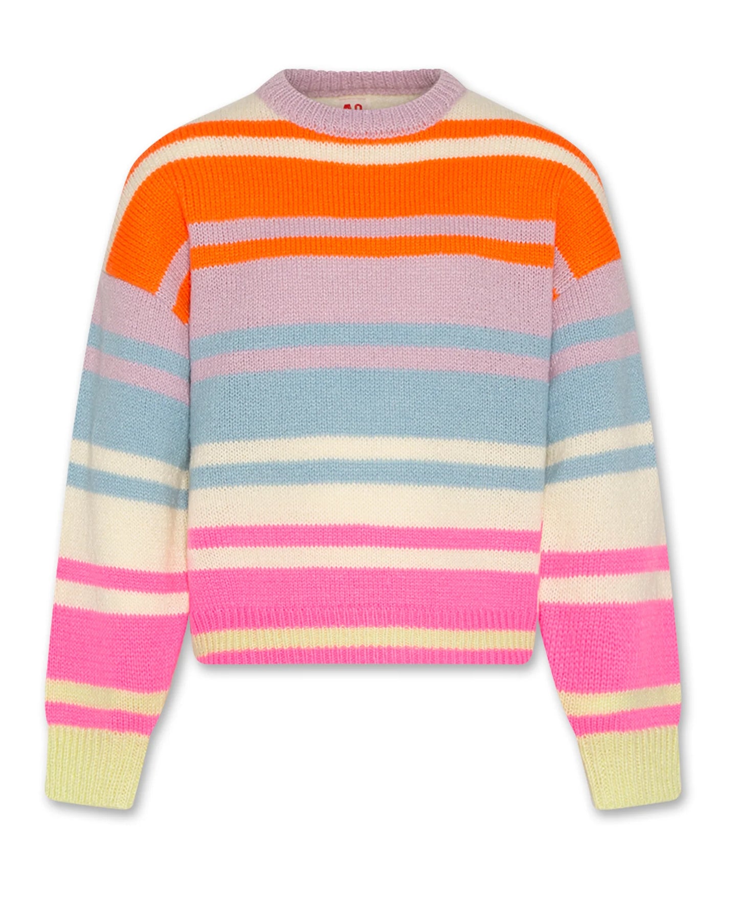 AO76 MULTI COLOR STRIPED KNIT SWEATER