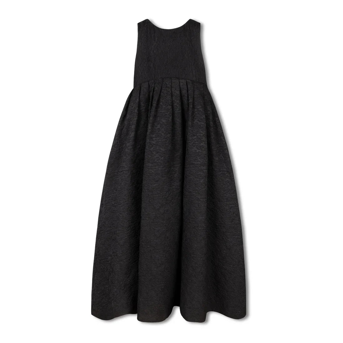 SOIREE BLACK GATHERED SWING JUMPER