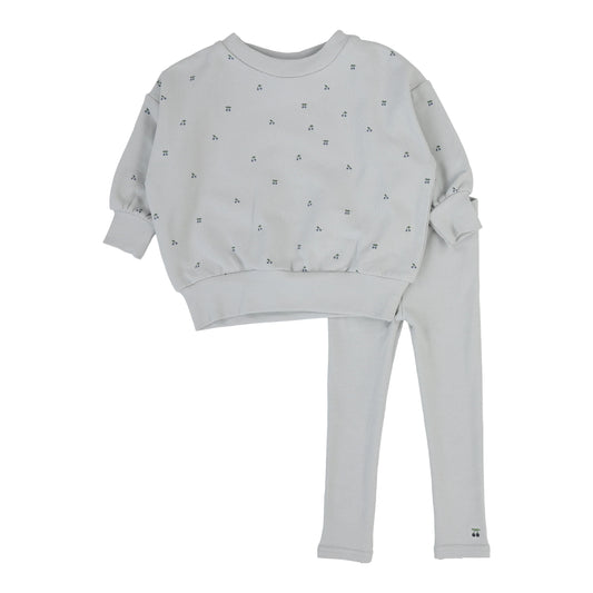 LILETTE PALE BLUE CHERRY PRINT SET
