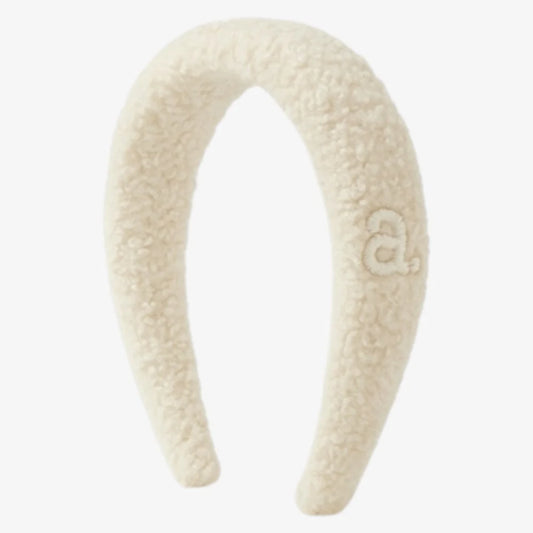 ARCHI BEIGE SHERPA HEADBAND [FINAL SALE]