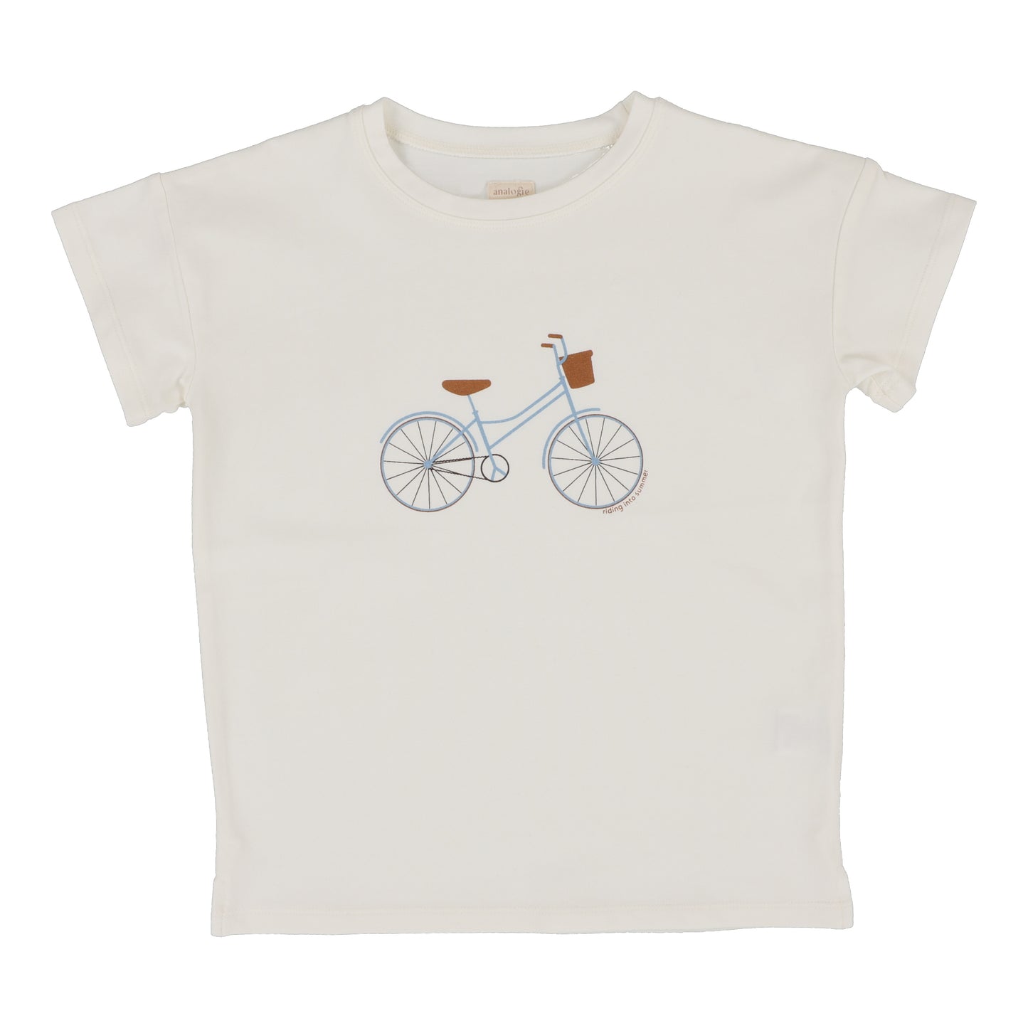 ANALOGIE WHITE/BLUE BIKE T-SHIRT