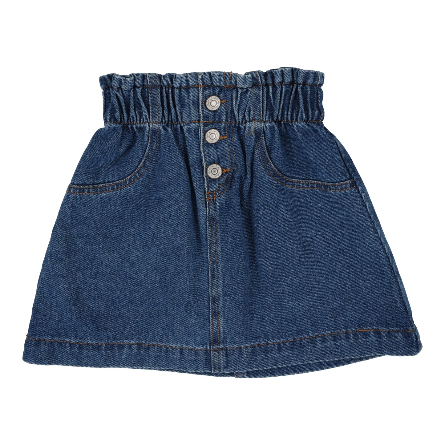 ANALOGIE MID BLUE DENIM SKIRT