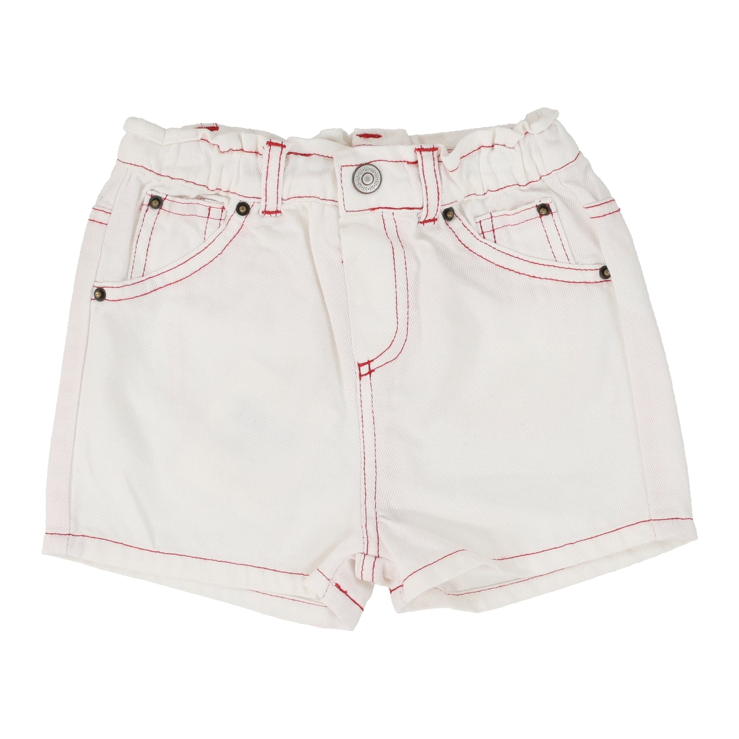 ANALOGIE WHITE DENIM GIRL SHORTS