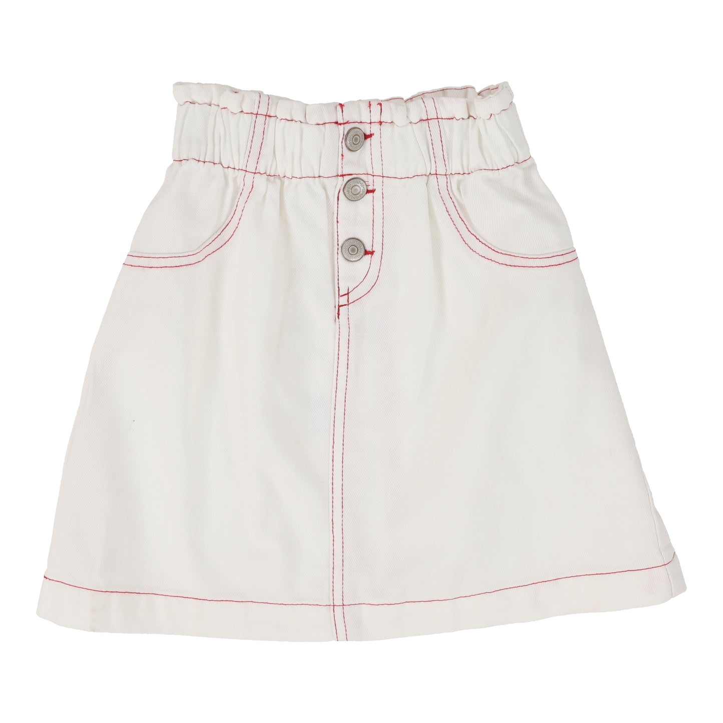 ANALOGIE WHITE DENIM SKIRT