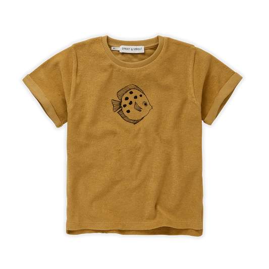 SPROET & SPROUT HONEY FISH PATCH TERRY TSHIRT