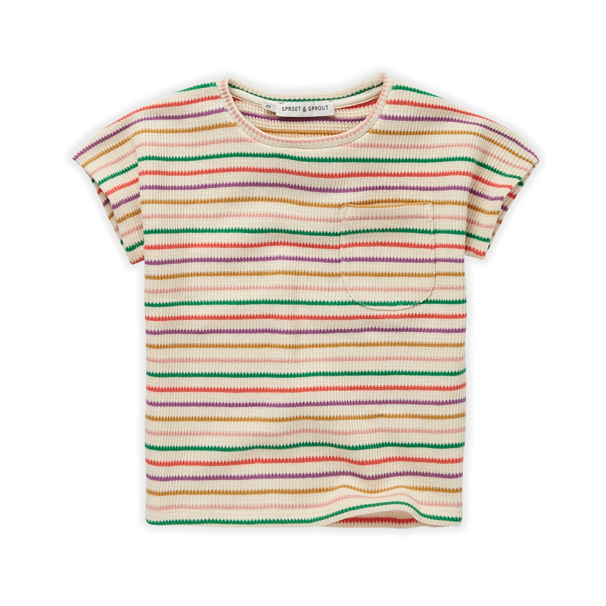 SPROET & SPROUT MULTI COLOR STRIPED TEE