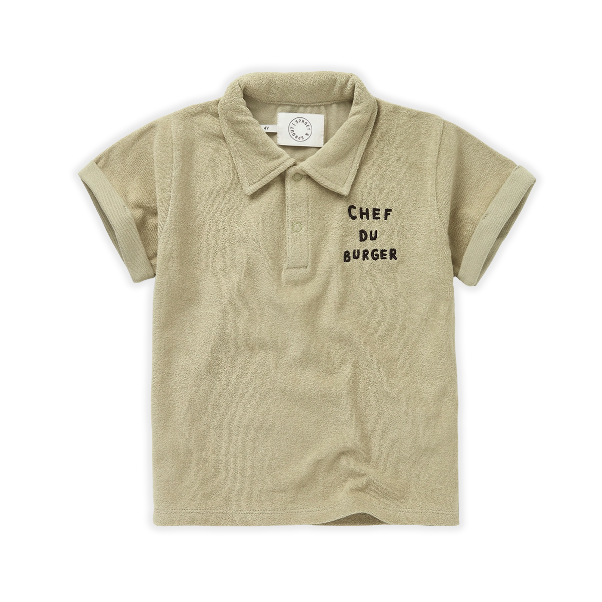 SPROET & SPROUT LIGHT SAGE TERRY POLO [FINAL SALE]