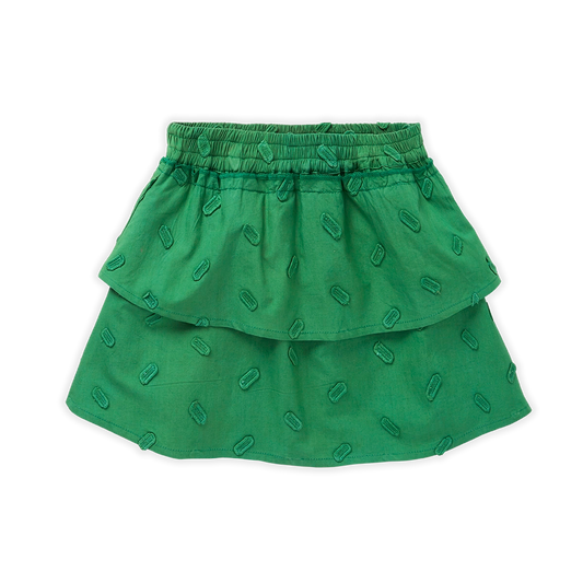 SPROET & SPROUT GREEN LAYERED SKIRT