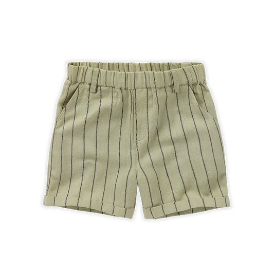 SPROET & SPROUT LIGHT SAGE STRIPED SHORTS