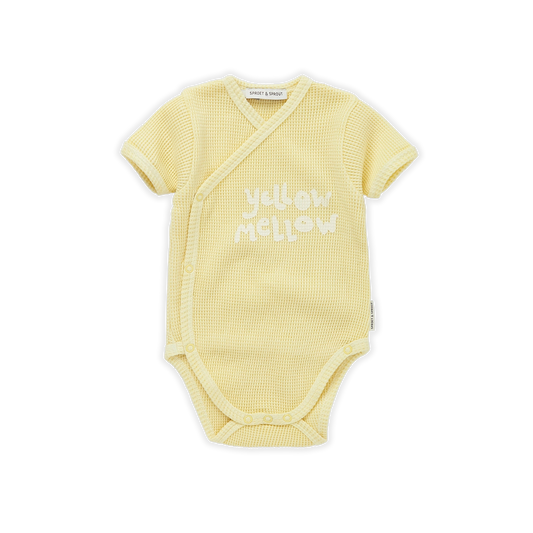SPROET & SPROUT YELLOW WRAP ROMPER [FINAL SALE]